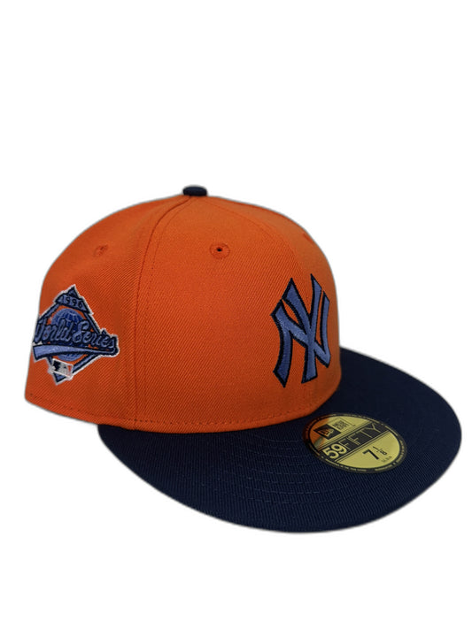 New Hat Club Orange Crush Ny Size 7 1/8