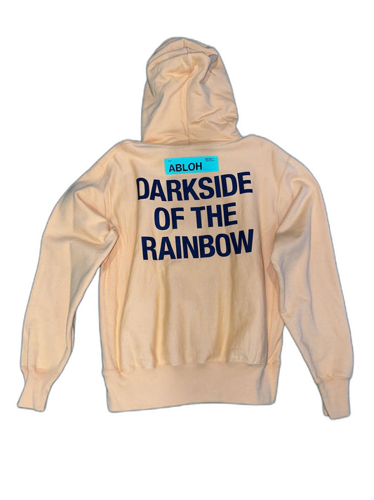 New Off White Virgil Abloh Brooklyn Museum Dark Side Of The Rainbow Hoodie Size