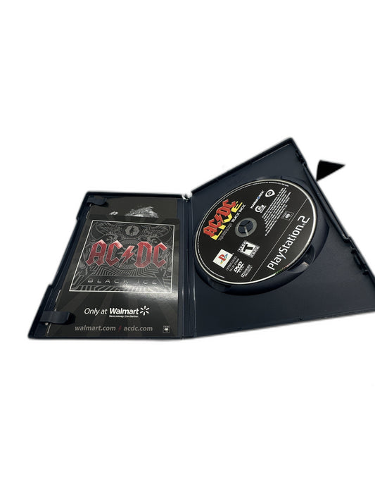 Sony PS2 Acdc Live Rockband Track Pack CIB Tested