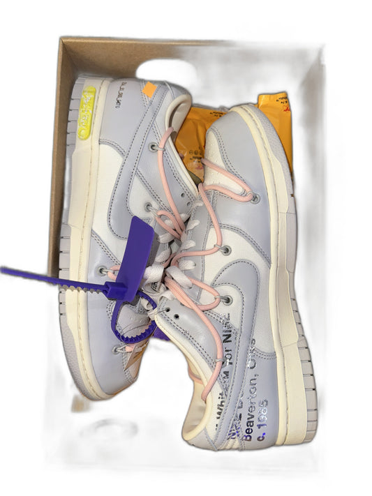 New Nike Off White Dunk Low Lot #24 Size 8.5 Mens DM1602119