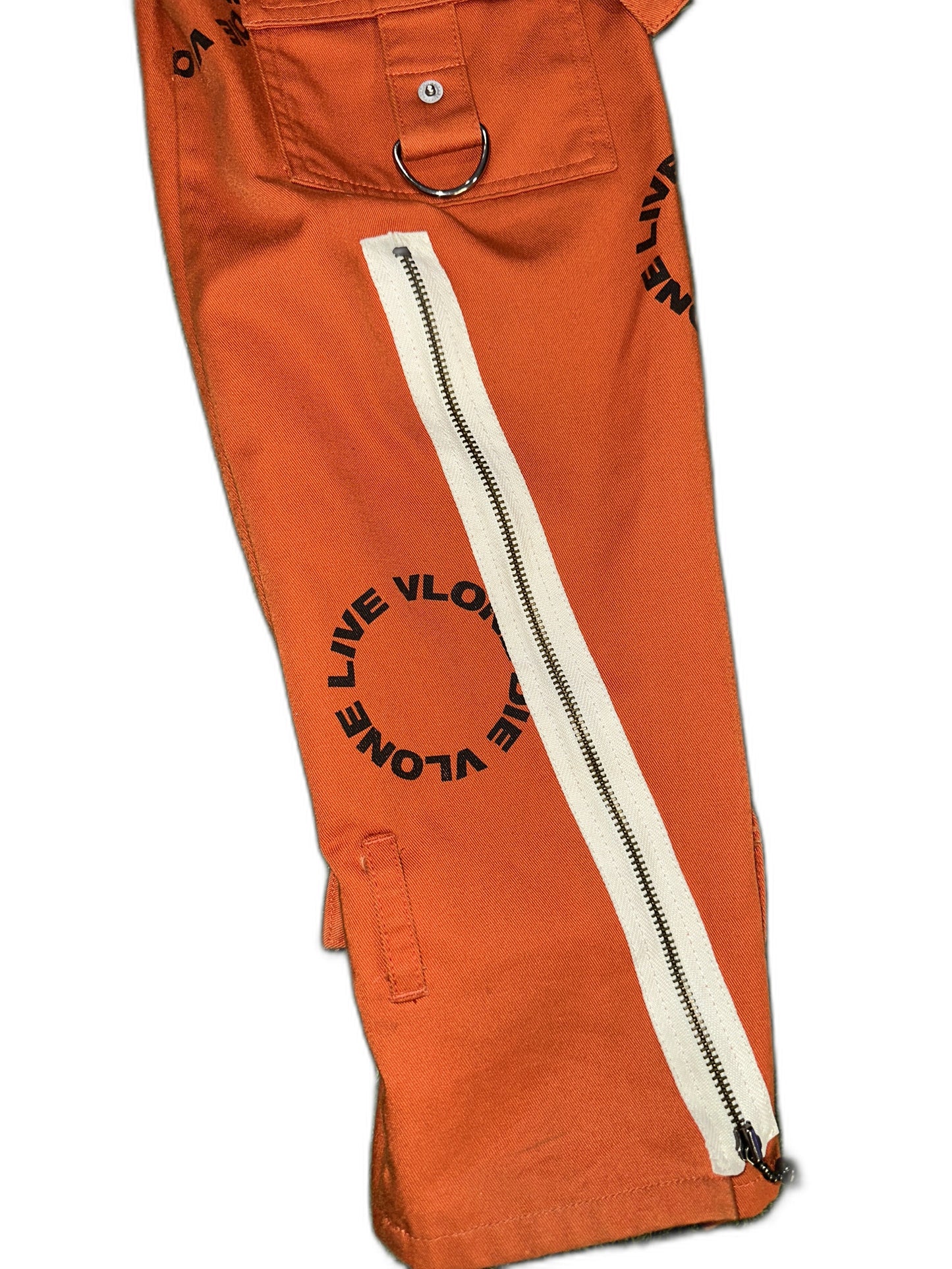 Vlone Bondage Pants Orange Size W34 Mens