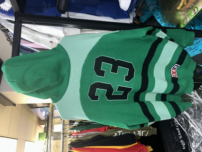 Supreme Green Usa Knitted Hoodie Size L Mens