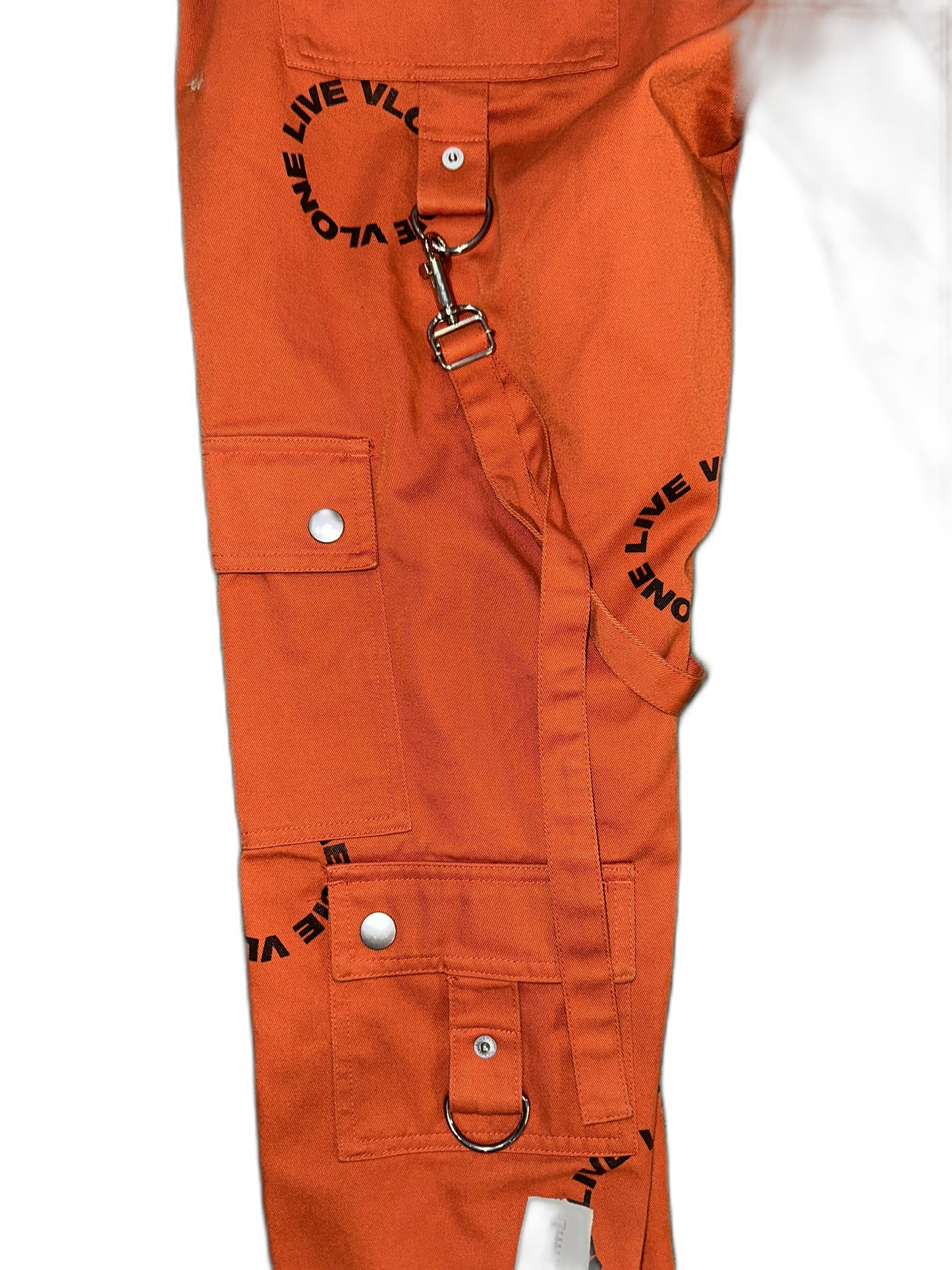 Vlone Bondage Pants Orange Size W34 Mens