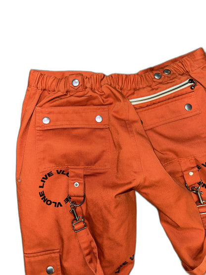 Vlone Bondage Pants Orange Size W34 Mens