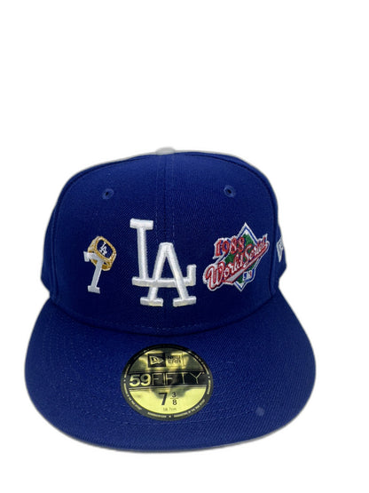 New Era La Dodgers Custom Allover Size 7 3/8