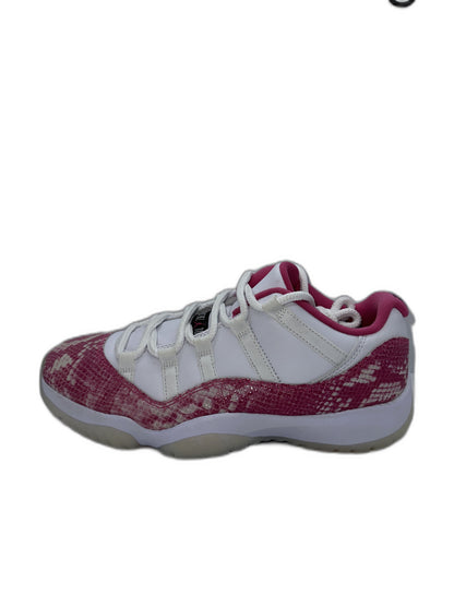 New Air Jordan 11 Pink Snakeskin Womens Size 10 AH7860106
