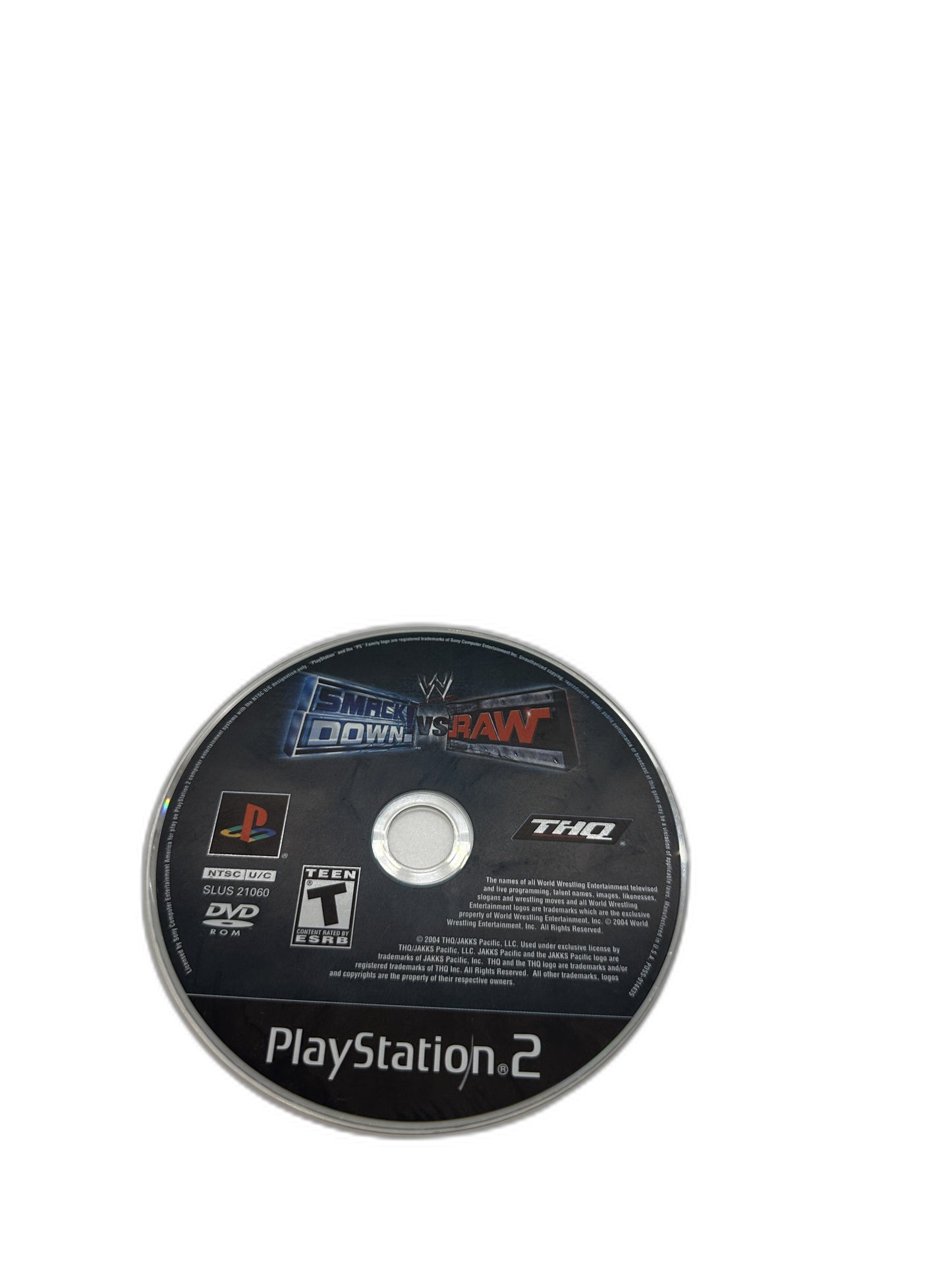 Sony PS2 Wwe Smackdown Vs Raw Tested