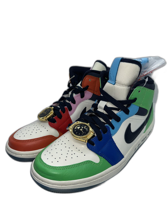 New Air Jordan 1 Mid Fearless Melody Ehsani Size 9 Womens CQ7629100