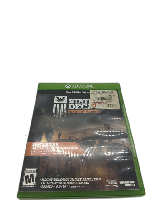 Microsoft Xbox One State Of Decay Year Edition Tested