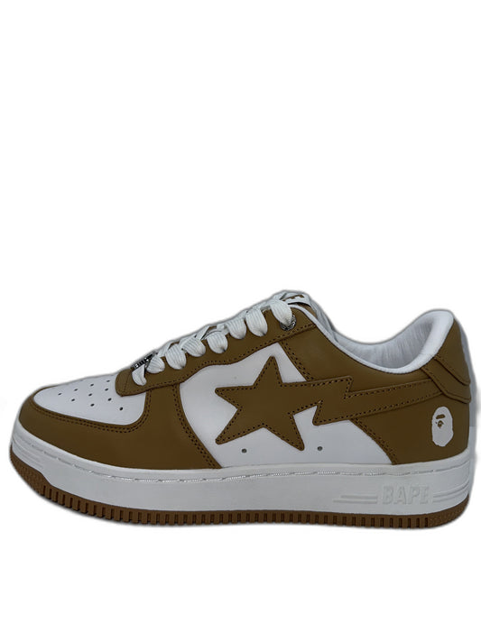 New Bape Bathing Ape Beige Bapesta Size 8 Mens 1I70191007