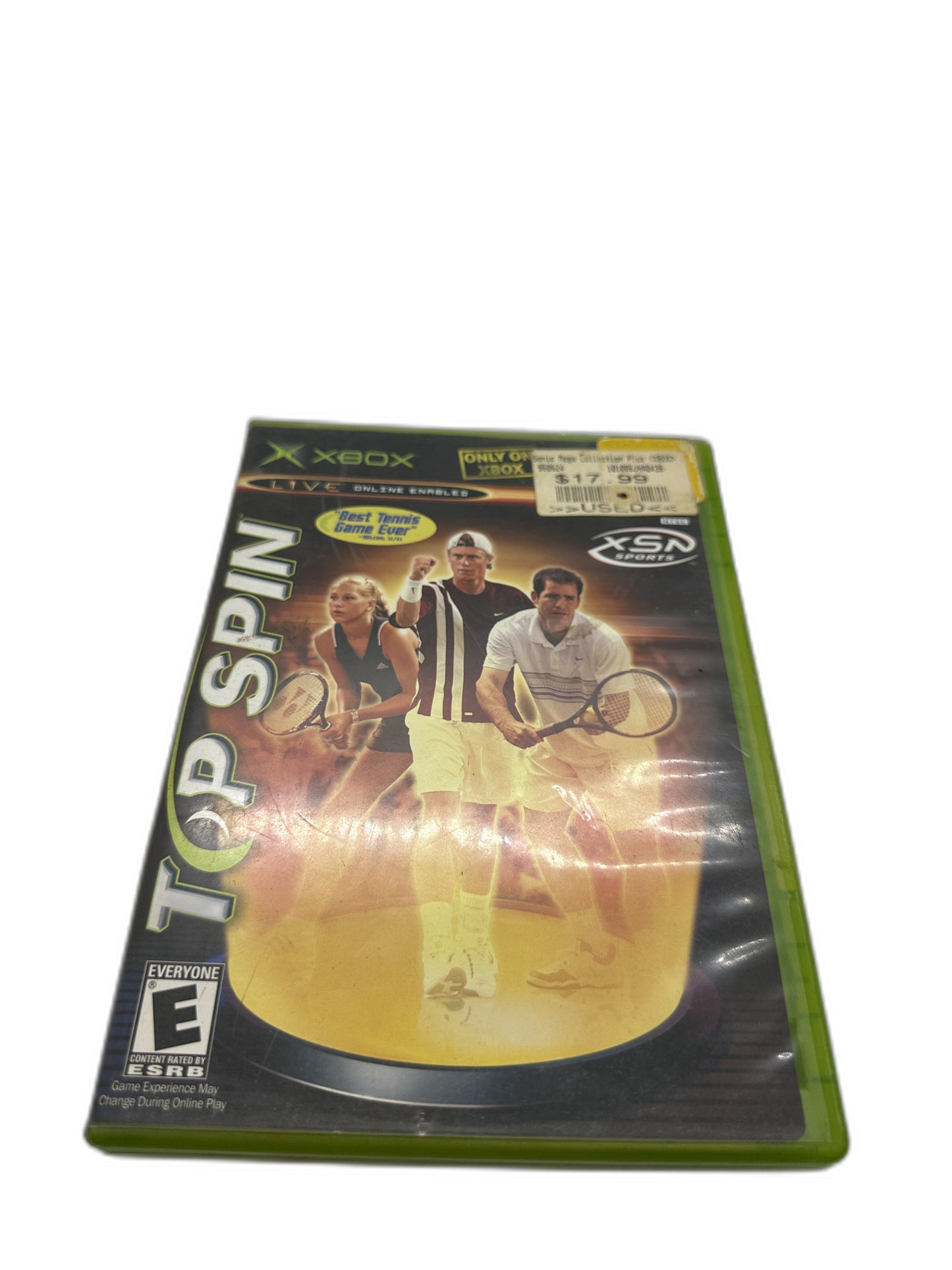 Microsoft Xbox Og Top Spin CIB Tested