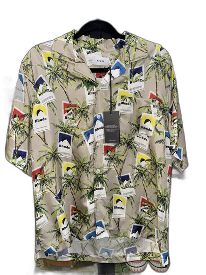 New Rhude Ciggarette Print Shirt Size M Mens