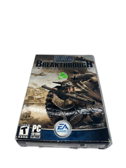 Pc Medal Of Honor Breakthrough Expansion Big Box CIB Tested