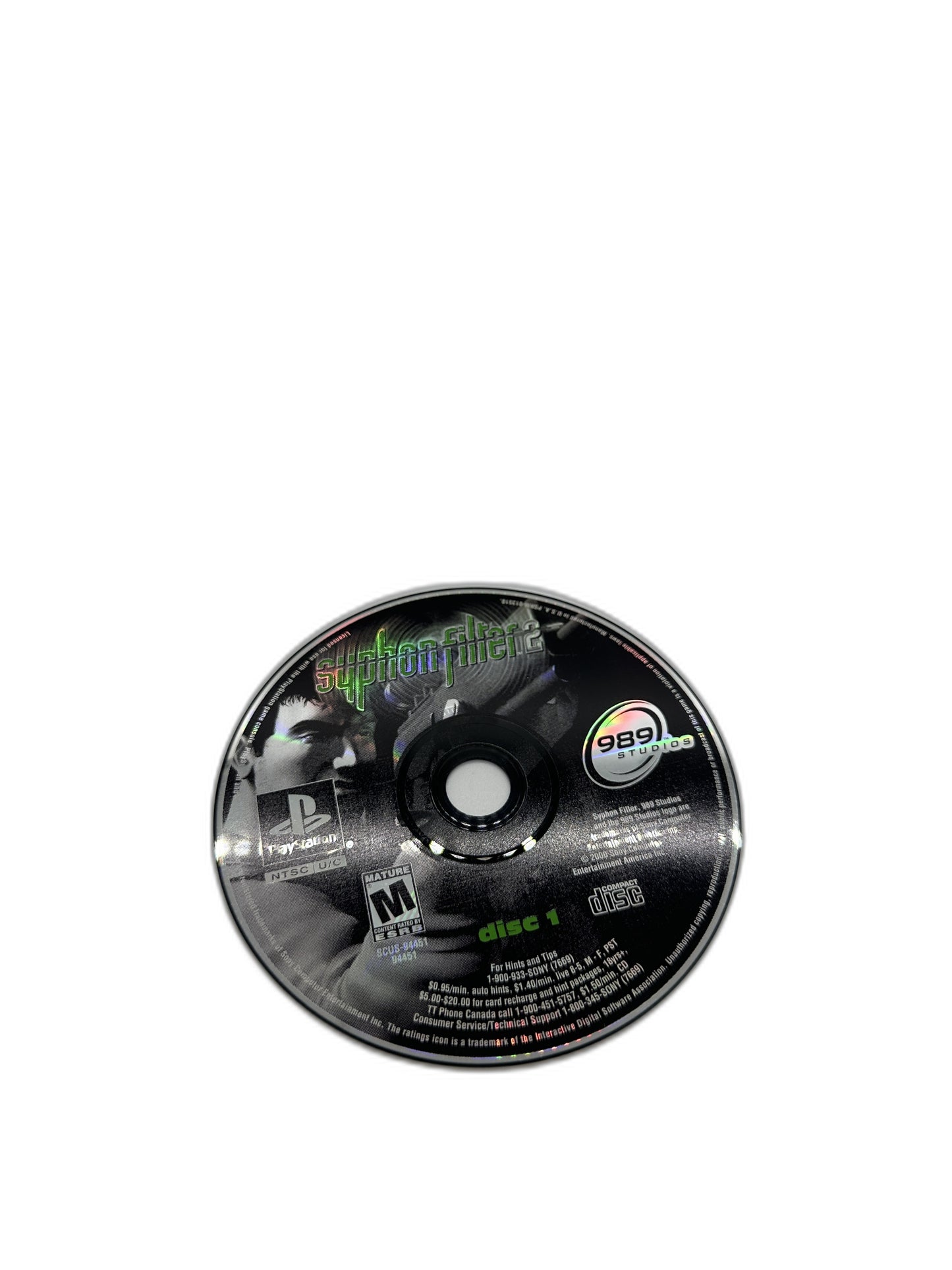 Sony PS1 Syphon Filter 2 Tested