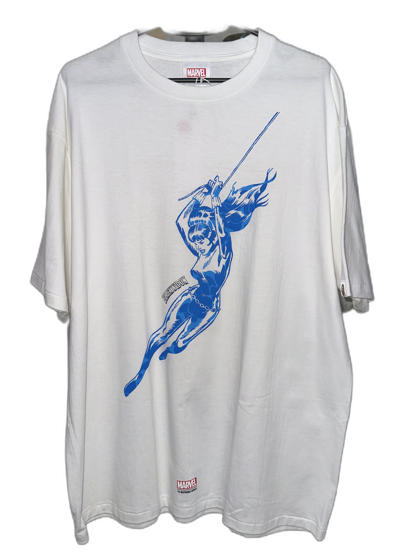 New Bape Marvel Comics Black Widow T-Shirt Size Xxl Mens