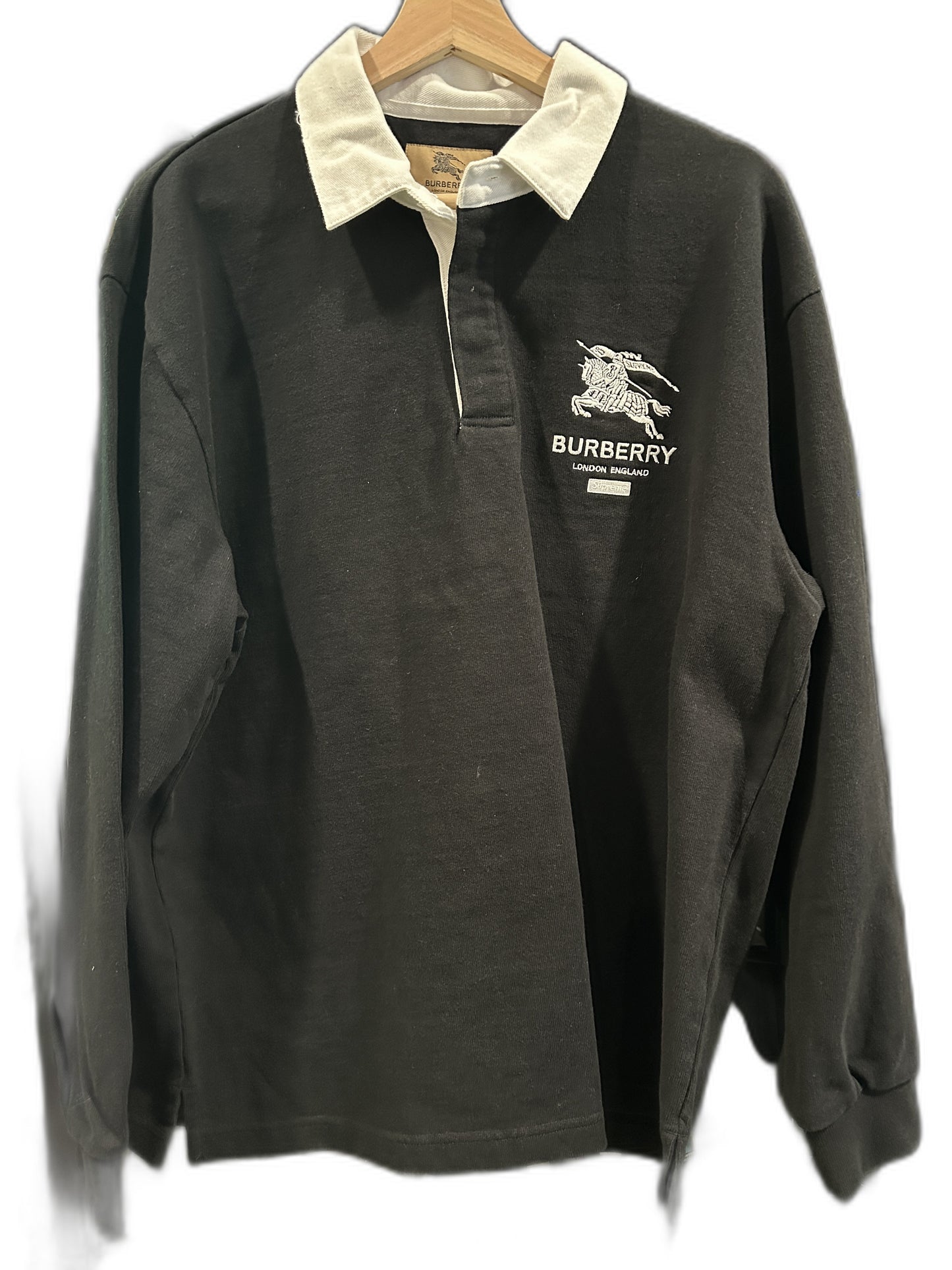 New Supreme X Burberry Rugby Size M Mens