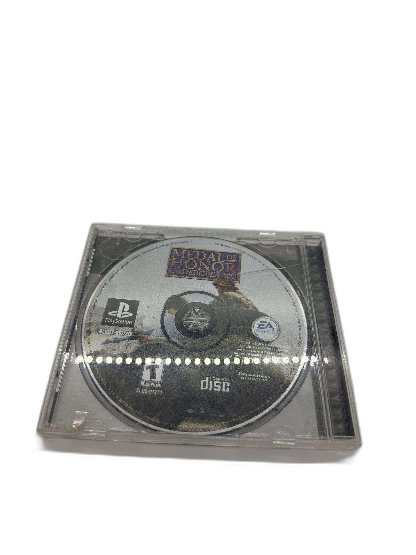 Sony PS1 Medal Of Honor Underground Tested