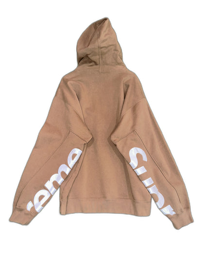 New Supreme Cropped Panels Hooded Sweatshirt Size Xxl Mens