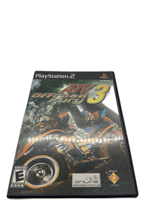 Sony PS2 Atv Offroad Fury 3 CIB Tested
