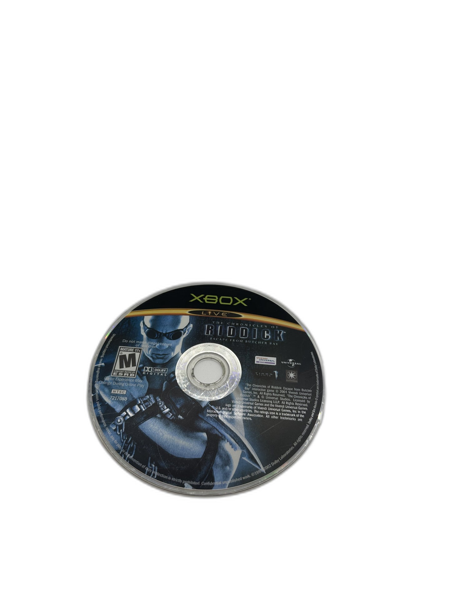 Microsoft Xbox Og Riddick Escape From Butcher Bay Tested