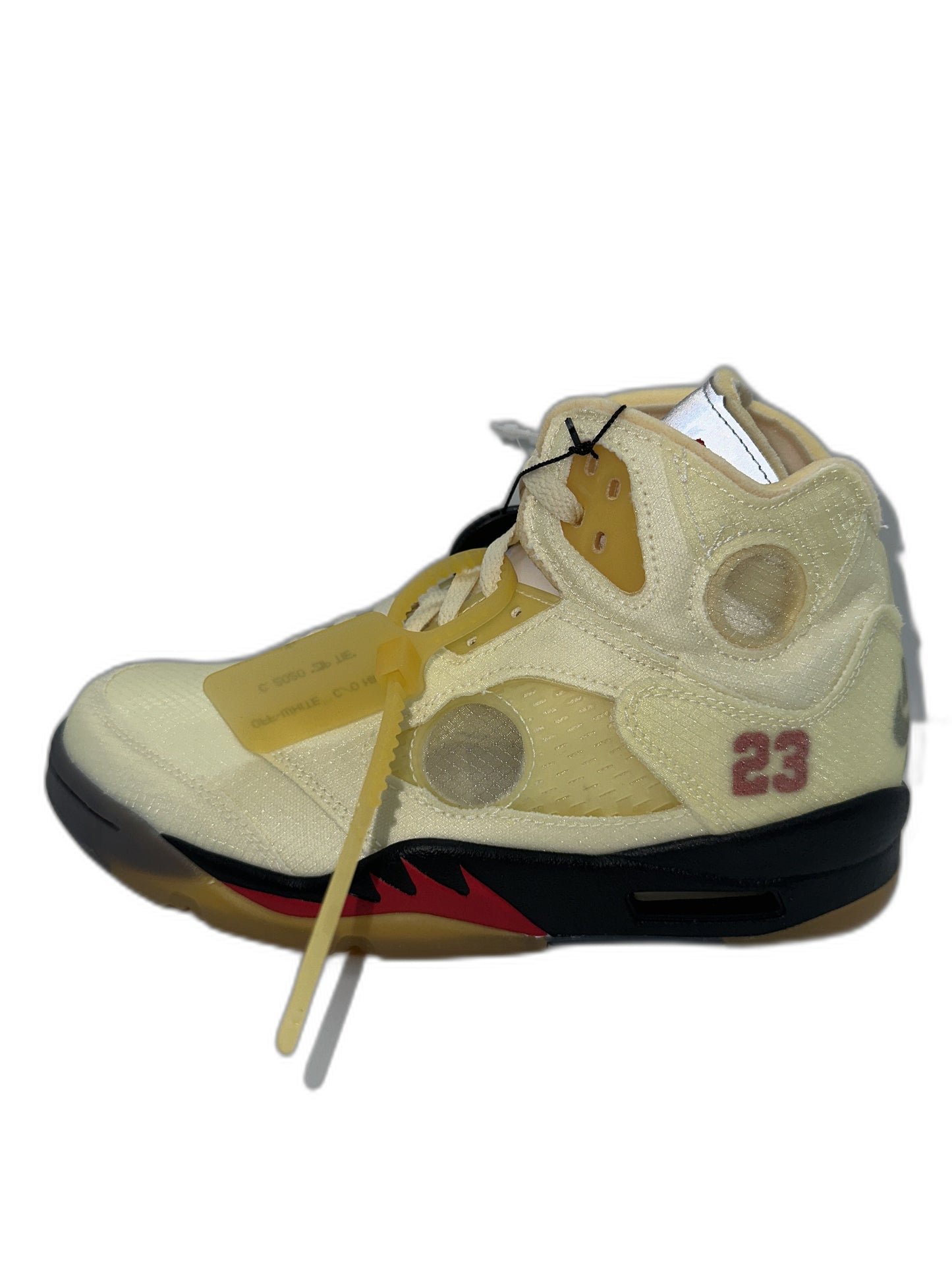 New Air Jordan Off White 5 Sail Size 12 Mens DH8565100