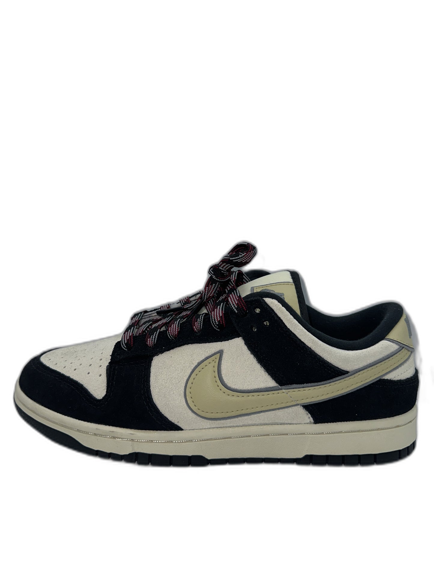 New Nike Dunk Low Black Suede Womens Size 9 DV3054001