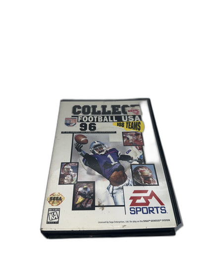Sega Genesis College Football 96 CIB Tested