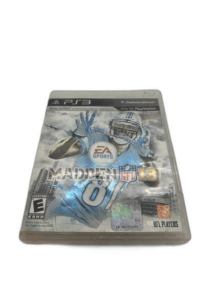 Sony PS3 Madden 13 Tested