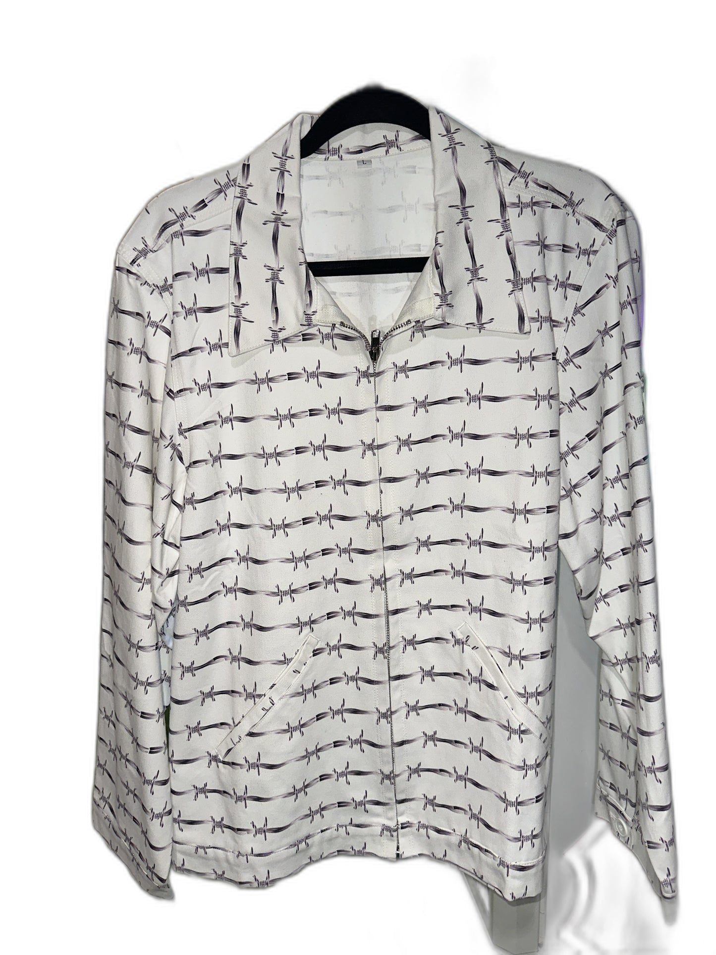 New Bravest Studios Barbed Wire Jacket Size L Mens