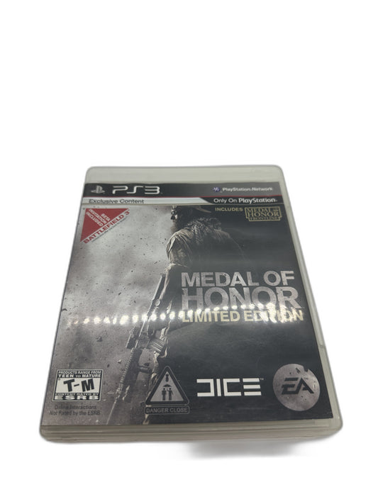 Sony PS3 Medal Of Honor Limited Edition CIB Tested