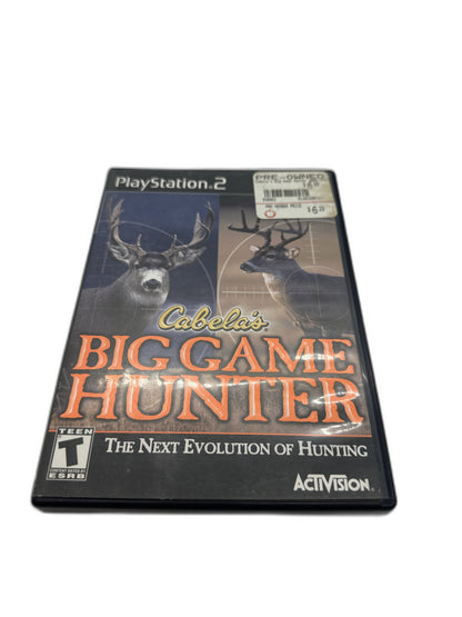 Sony PS2 Cabela'S Big Game Hunter CIB Tested