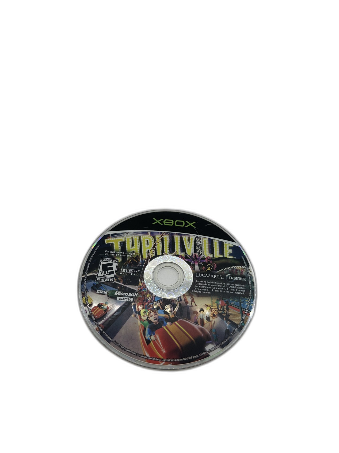 Microsoft Xbox Og Thrillville Tested