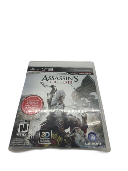 Sony PS3 Assassins Creed 3 CIB Tested