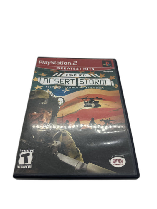 Sony PS2 Conflict Desert Storm CIB Tested