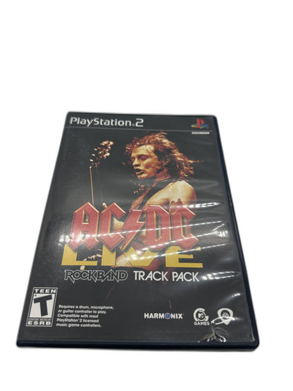 Sony PS2 Acdc Live Rockband Track Pack CIB Tested