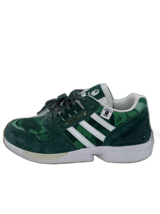 New Adidas Bape Zx-8000 Undefeated Green Size 9 Mens FY8851