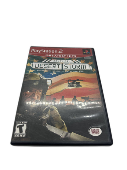 Sony PS2 Conflict Desert Storm CIB Tested