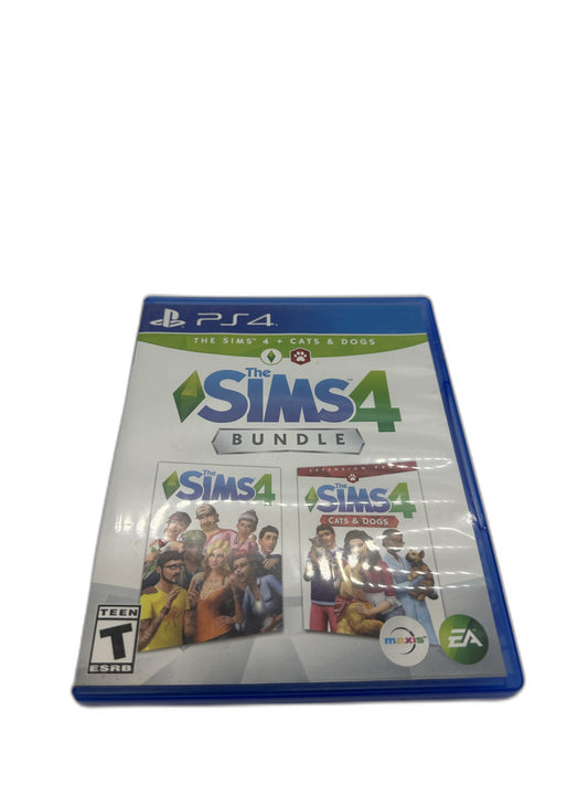 Sony PS4 Sims 4 + Cats & Dogs Bundle CIB Tested