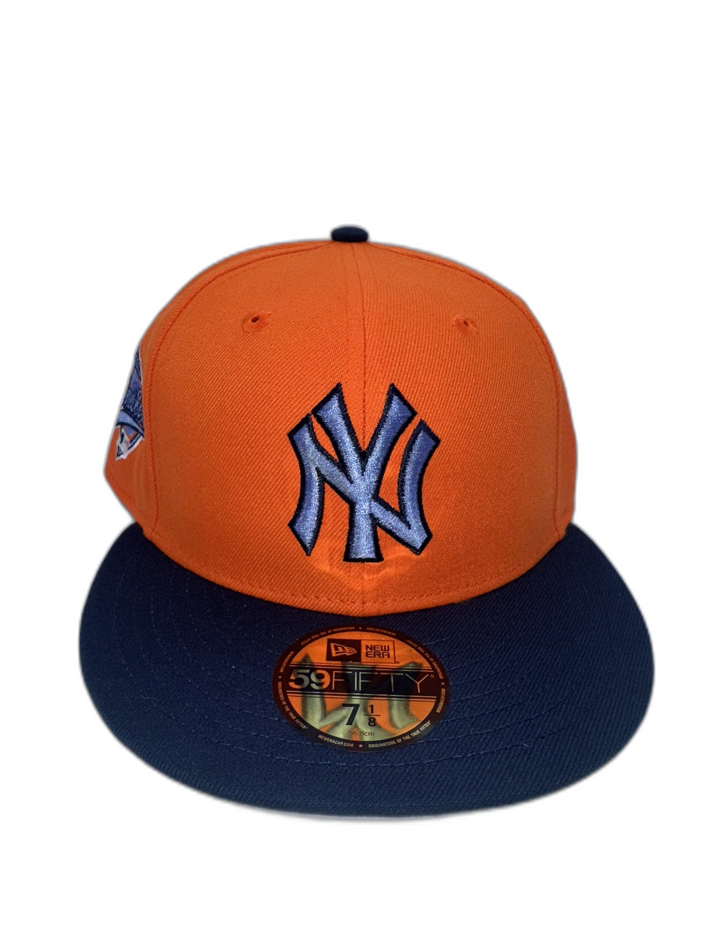 New Hat Club Orange Crush Ny Size 7 1/4