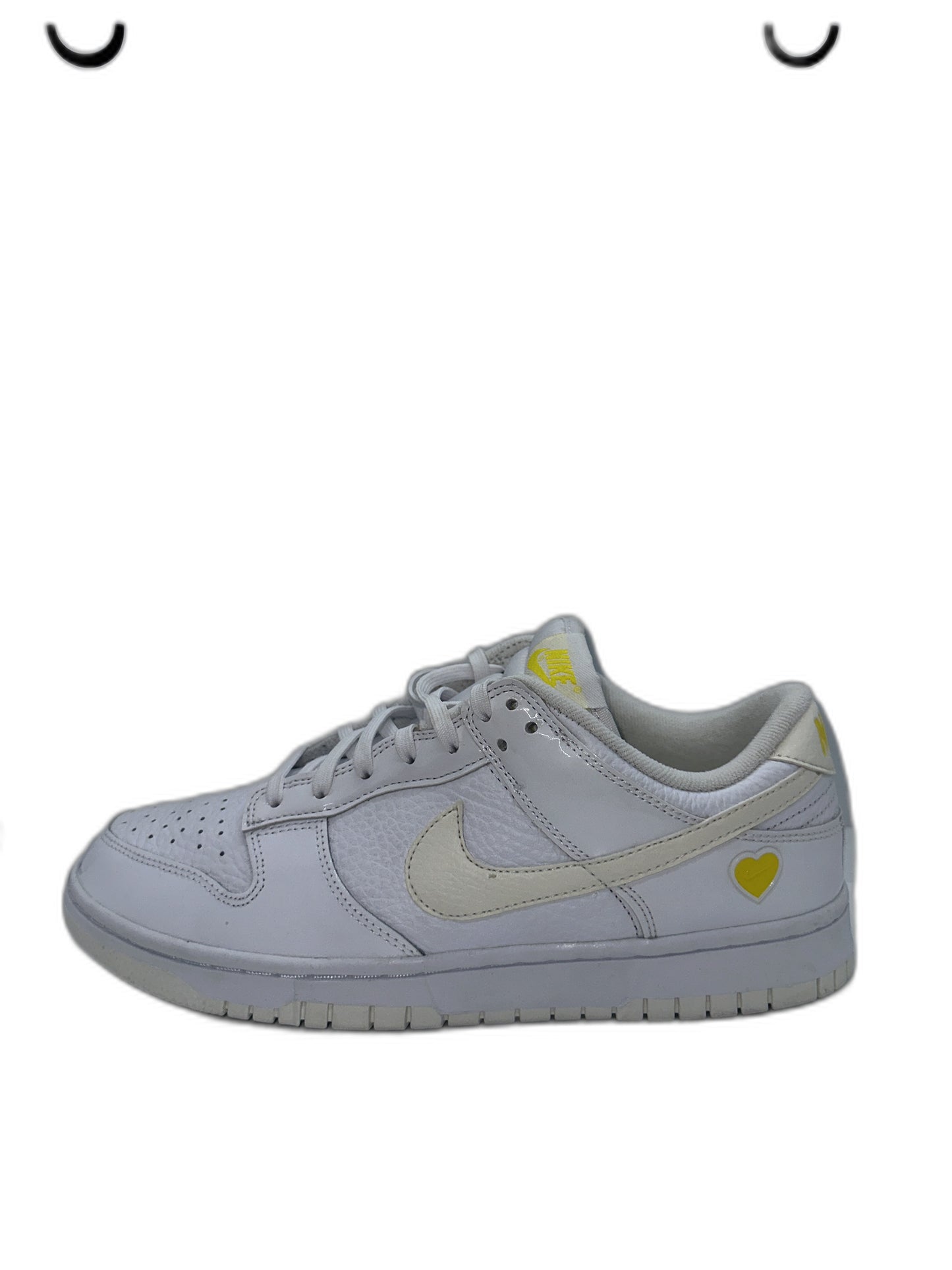 New Nike Dunk Low Valentines Day Yellow Heart Womens Size 9.5 FD0803100