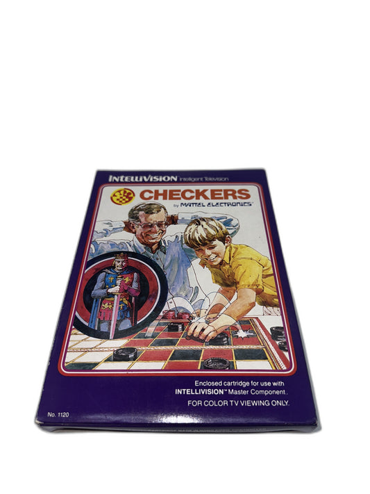 Mattel Intellivision Checkers CIB Tested