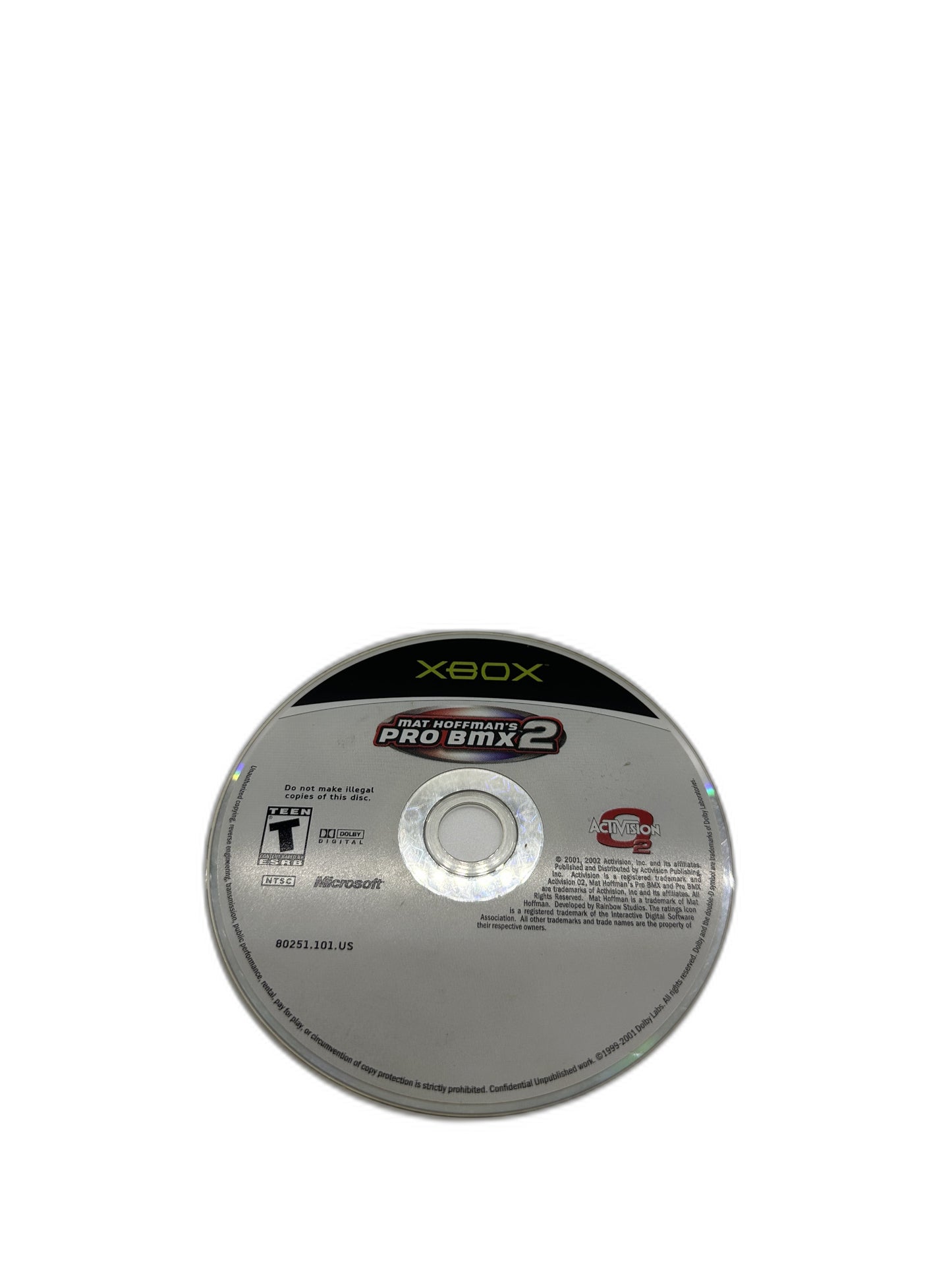 Microsoft Xbox Og Matt Hoffman Pro Bmx 2 Tested