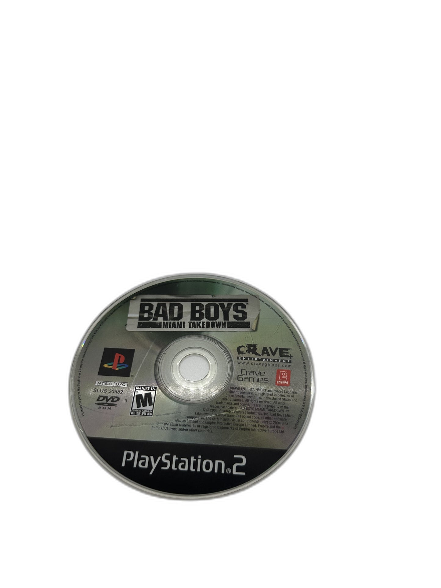 Sony PS2 Bad Boys Miami Takedown Tested