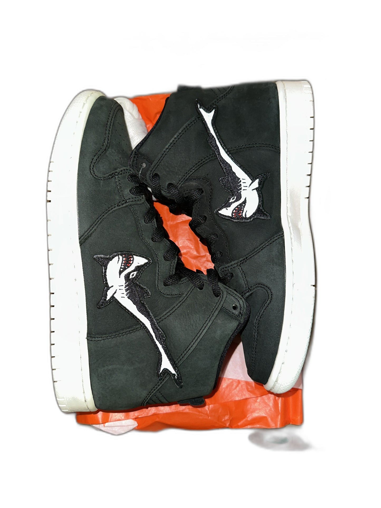 New Nike SB Dunk High Oski Black Shark Size 7.5 Mens CI2692001