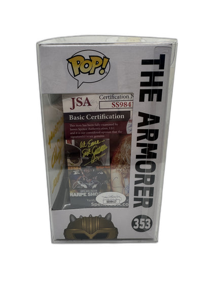 New Funko Pop The Armorer Autographed Emily Swallow #353