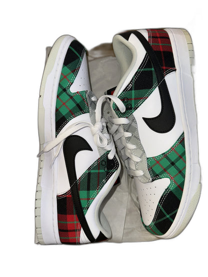 New Nike Dunk Low Tartan Plaid Size 12.5 Mens DV0827100