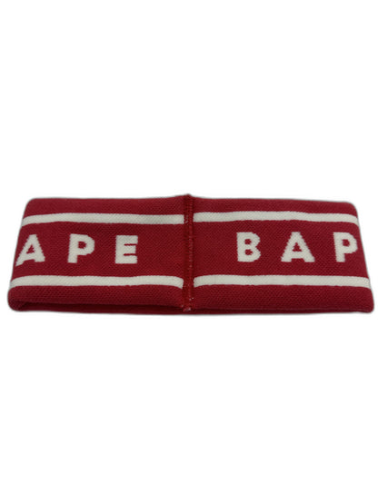 New Bape Red Head Band