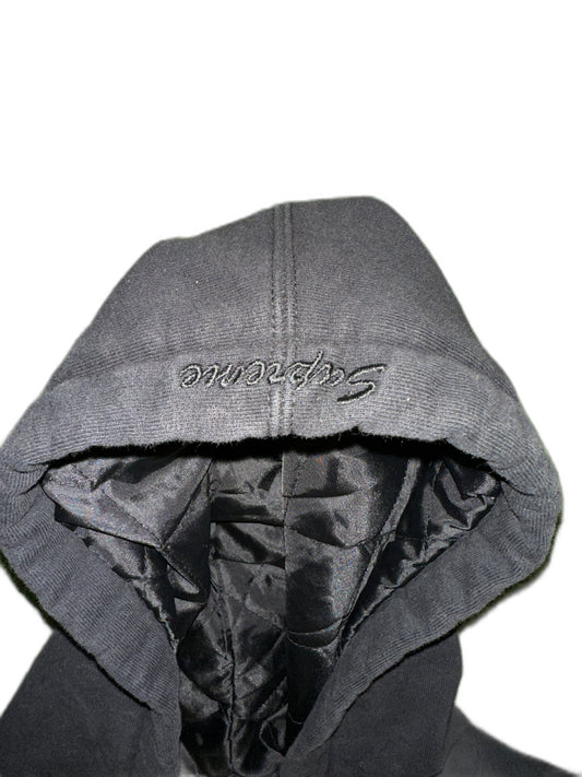 New Supreme Dickies® Quilted Lined Zip Up Hooded Sweatshirt Size M Mens