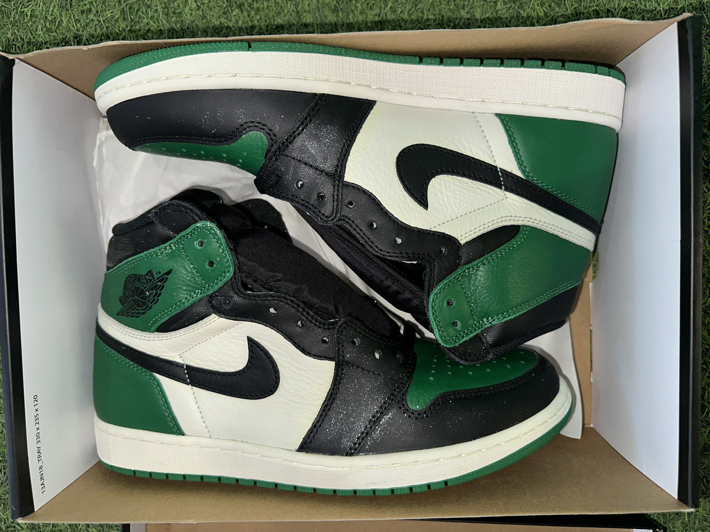 New Air Jordan 1 Pine Green Size 10 Mens 555088302