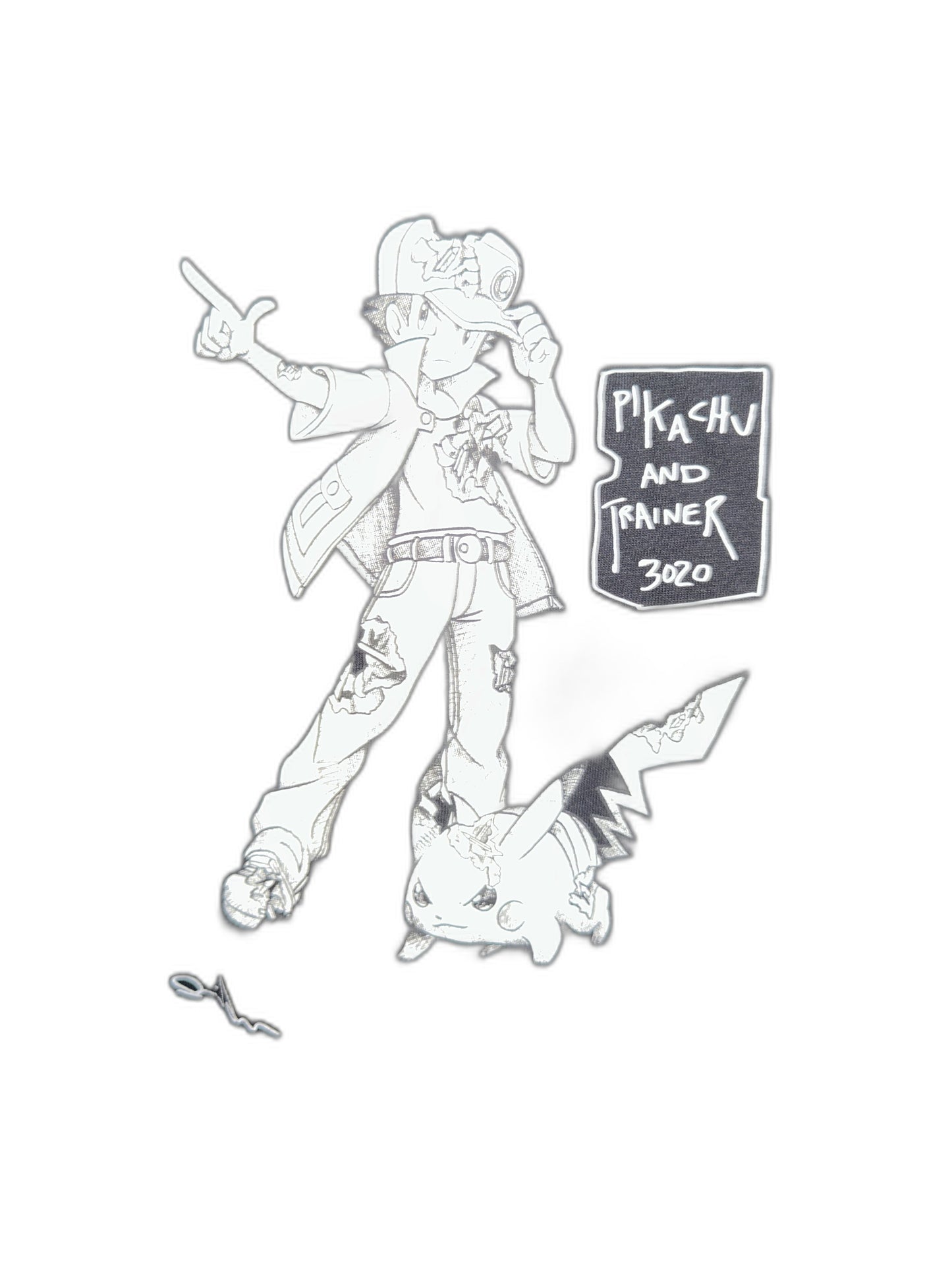 New Pokemon Daniel Arsham Pokémon Shirt Ash Size Xs Mens